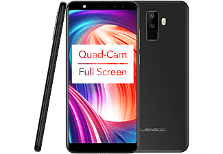 LEAGOO M9 3G 16 GB DualSIM Fekete Kártyafüggetlen Okostelefon