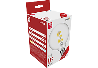 AVIDE LED Filament Gömb G95 8W E27 360° WW 2700K, 800 lumen