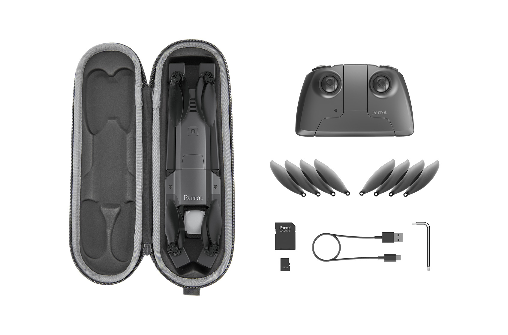 PARROT ANAFI - 4K HDR Kamera Drohne, Schwarz