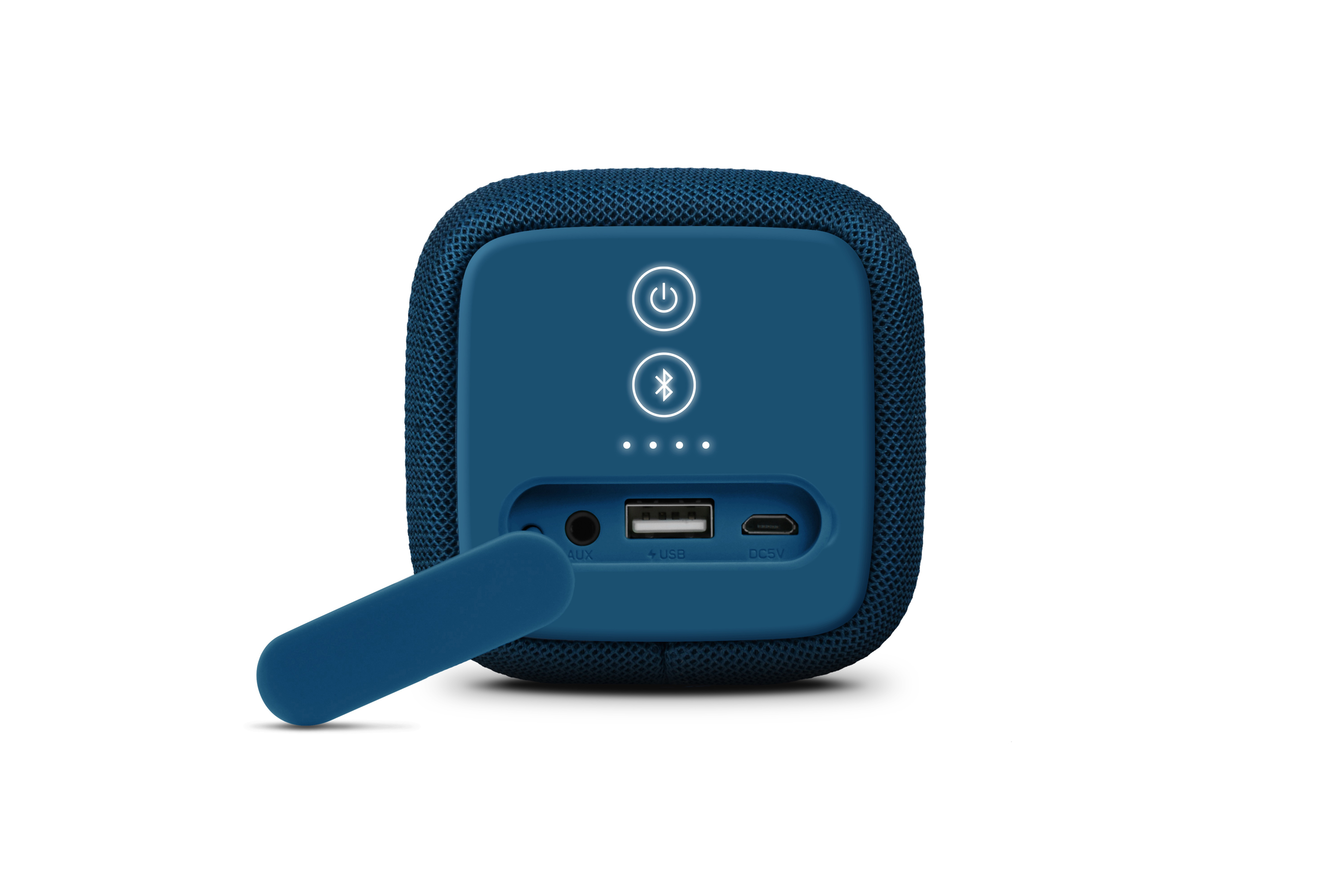 FRESH ‘N REBEL Rockbox Bold M Bluetooth Lautsprecher, Blau, Wasserfest