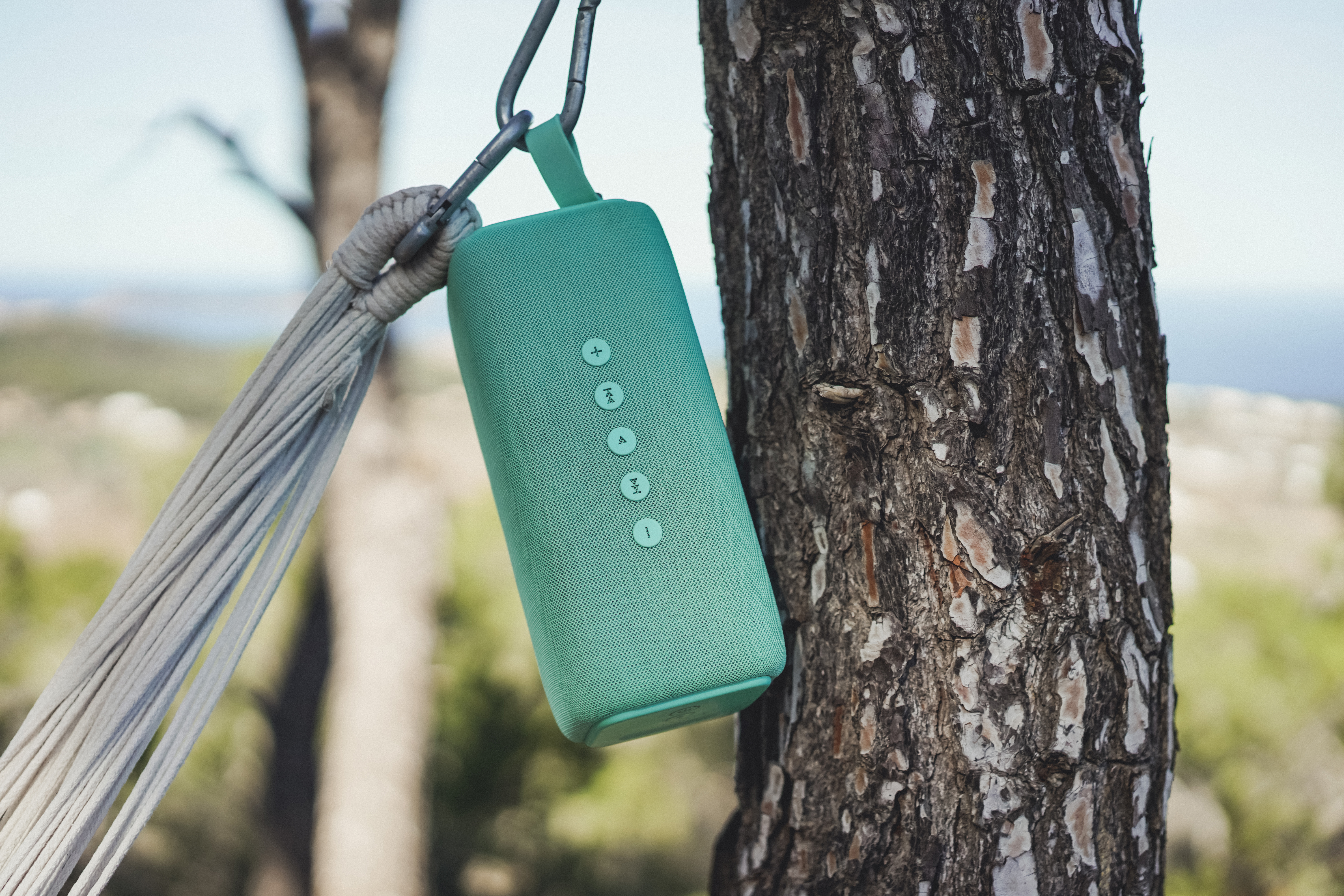 FRESH ‘N REBEL Rockbox Bold L Bluetooth Lautsprecher, Türkis, Wasserfest