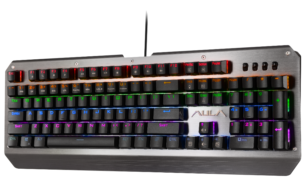 AULA Mechanical Assault gaming billentyűzet, magyar kiosztású