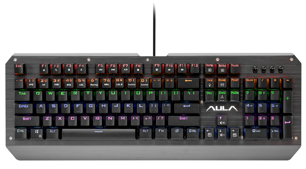 AULA Mechanical Assault gaming billentyűzet, magyar kiosztású