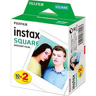 FUJIFILM Instax Instant Square Film 62x62 mm 2 x 10 pièces (B12032)