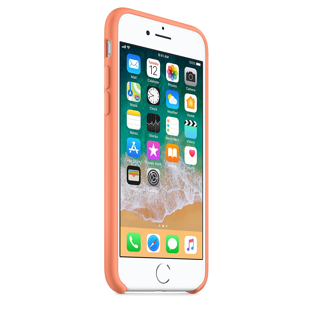APPLE iPhone 8/7, Backcover, Apple, iPhone 8, iPhone 7, Pfirsich