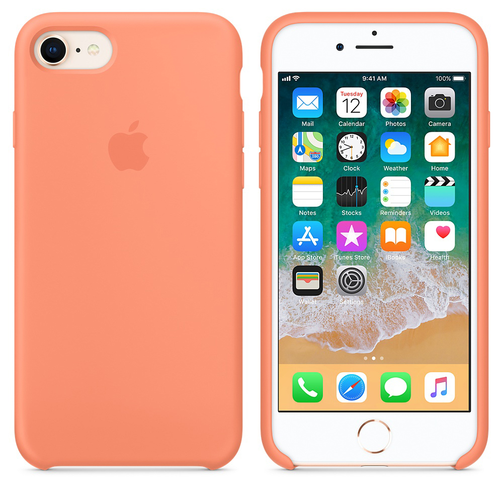 APPLE iPhone 8/7, Backcover, Apple, iPhone 8, iPhone 7, Pfirsich