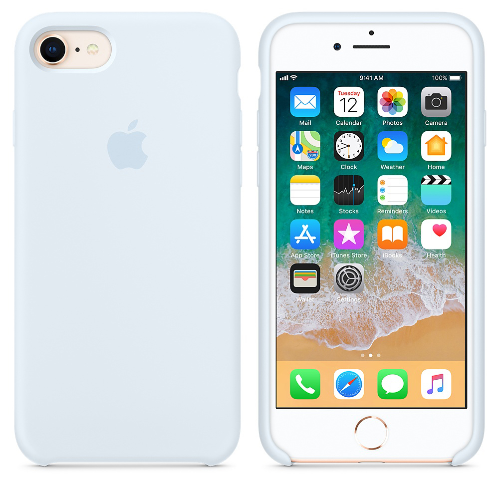 APPLE iPhone 8/7, Backcover, Apple, iPhone 8, iPhone 7, Himmelblau