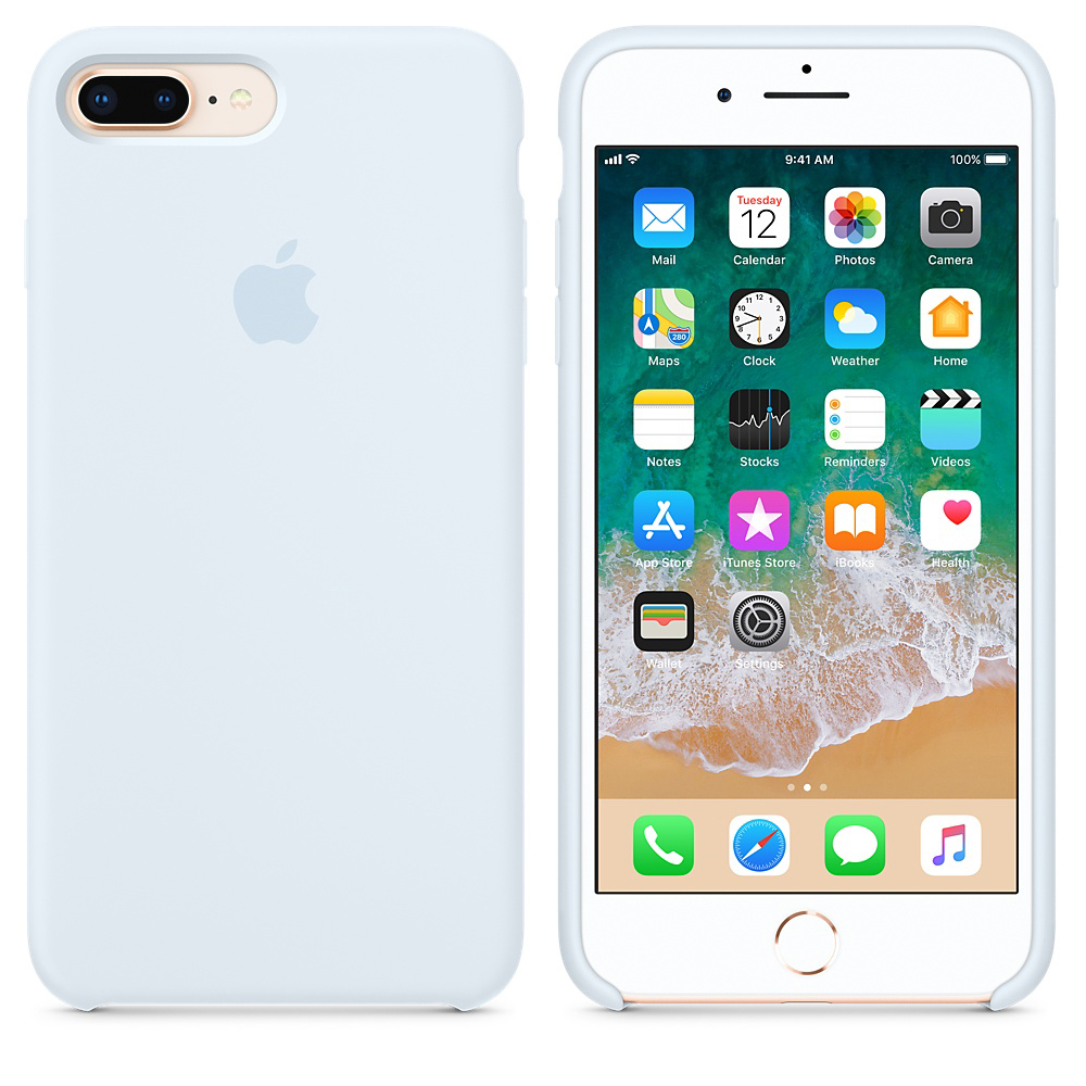 APPLE iPhone 8+/7+, Backcover, Apple, iPhone 8 Plus, iPhone 7 Plus, Hmmelblau