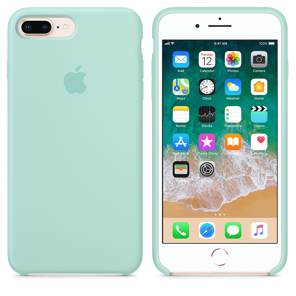 APPLE iPhone 8+/7+, Backcover, Apple, iPhone 8 Plus, iPhone 7 Plus, Marinegrün