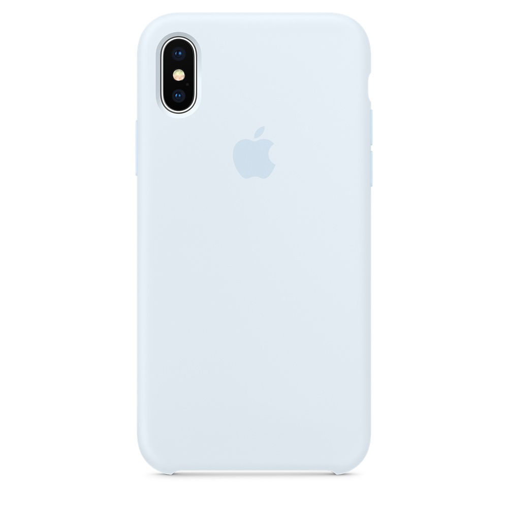 APPLE iPhone X, Backcover, Apple, iPhone X, Himmelblau