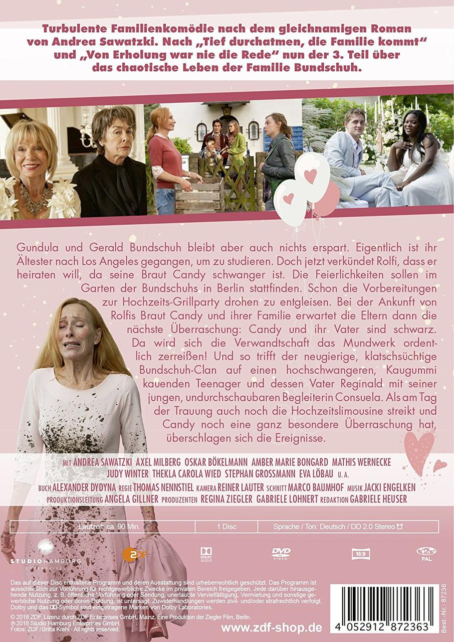 Rückseite einer DVD-Hülle mit Text auf Deutsch, die Bilder von Menschen zeigt. Der Titel ist in großer Schrift.