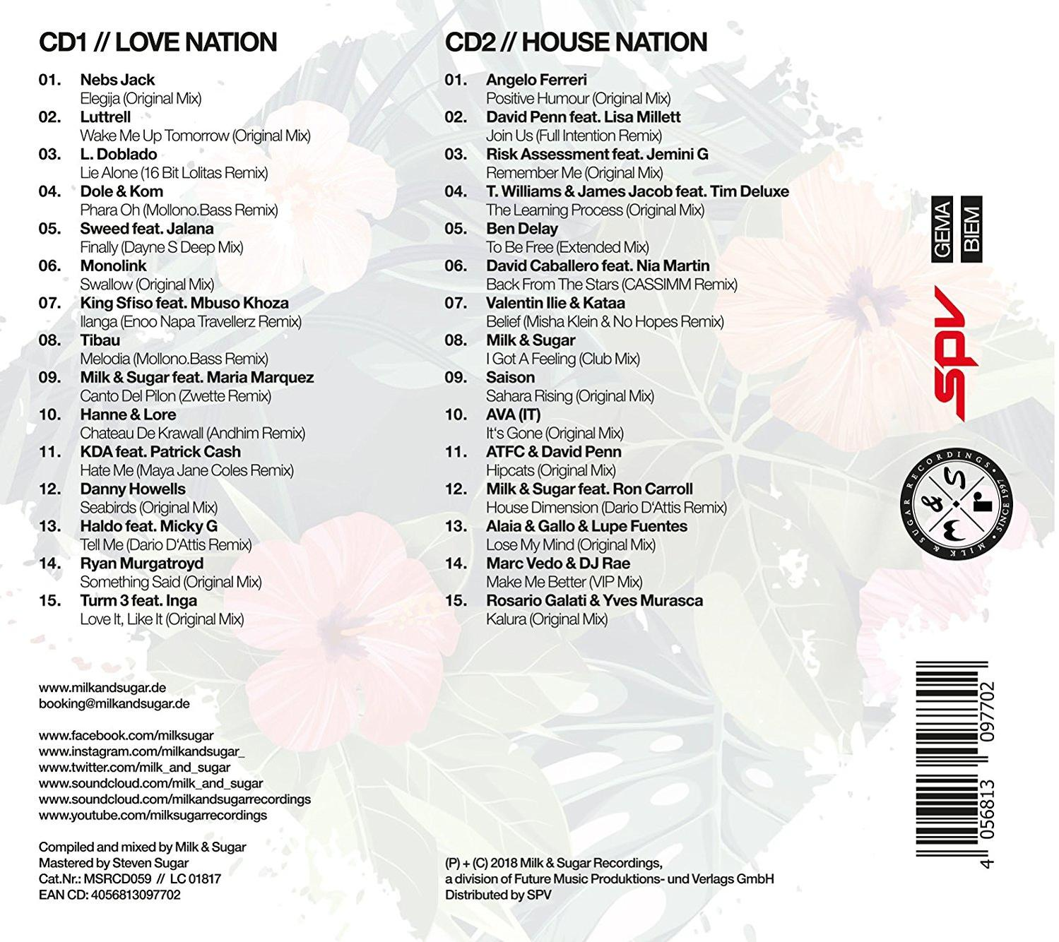 CD-Rückseite: Album-Trackliste, verschiedene Logos und Text auf Deutsch.