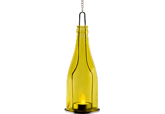 HOME GB 23/YE Dekorációs üveg LED mécsessel, sárga