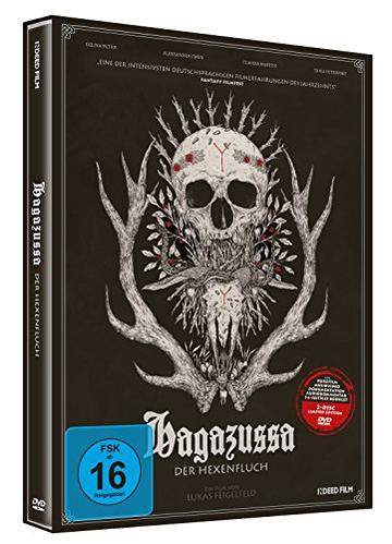 Eine DVD-Hülle mit einem Schädel und Geweih auf dem Cover.