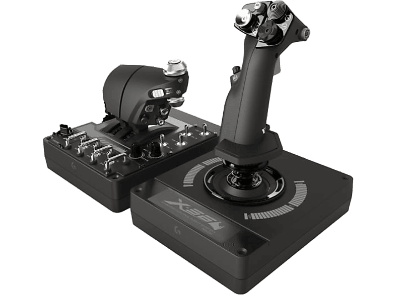 Logitech Simulatiecontroller Met Gashendel En Joystick X56 Hotas