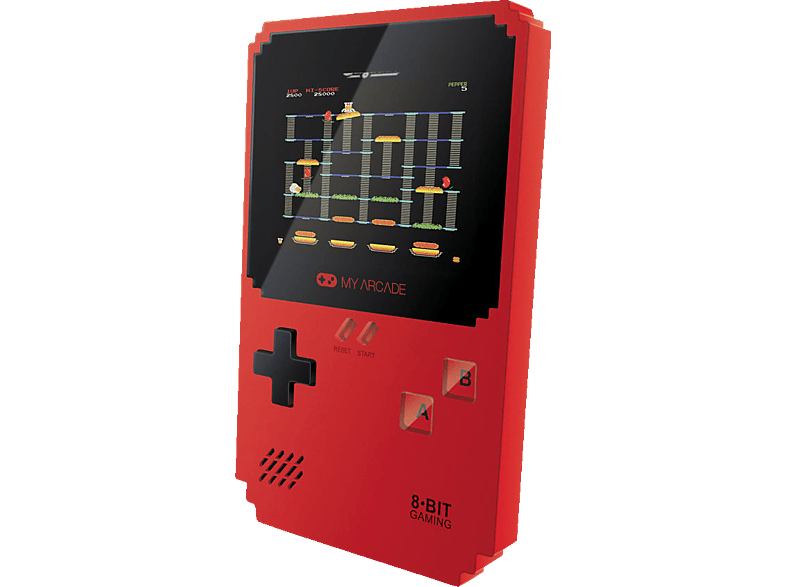 MY ARCADE PIXEL CLASSIC - Handheld Konsole Schwarz/Rot