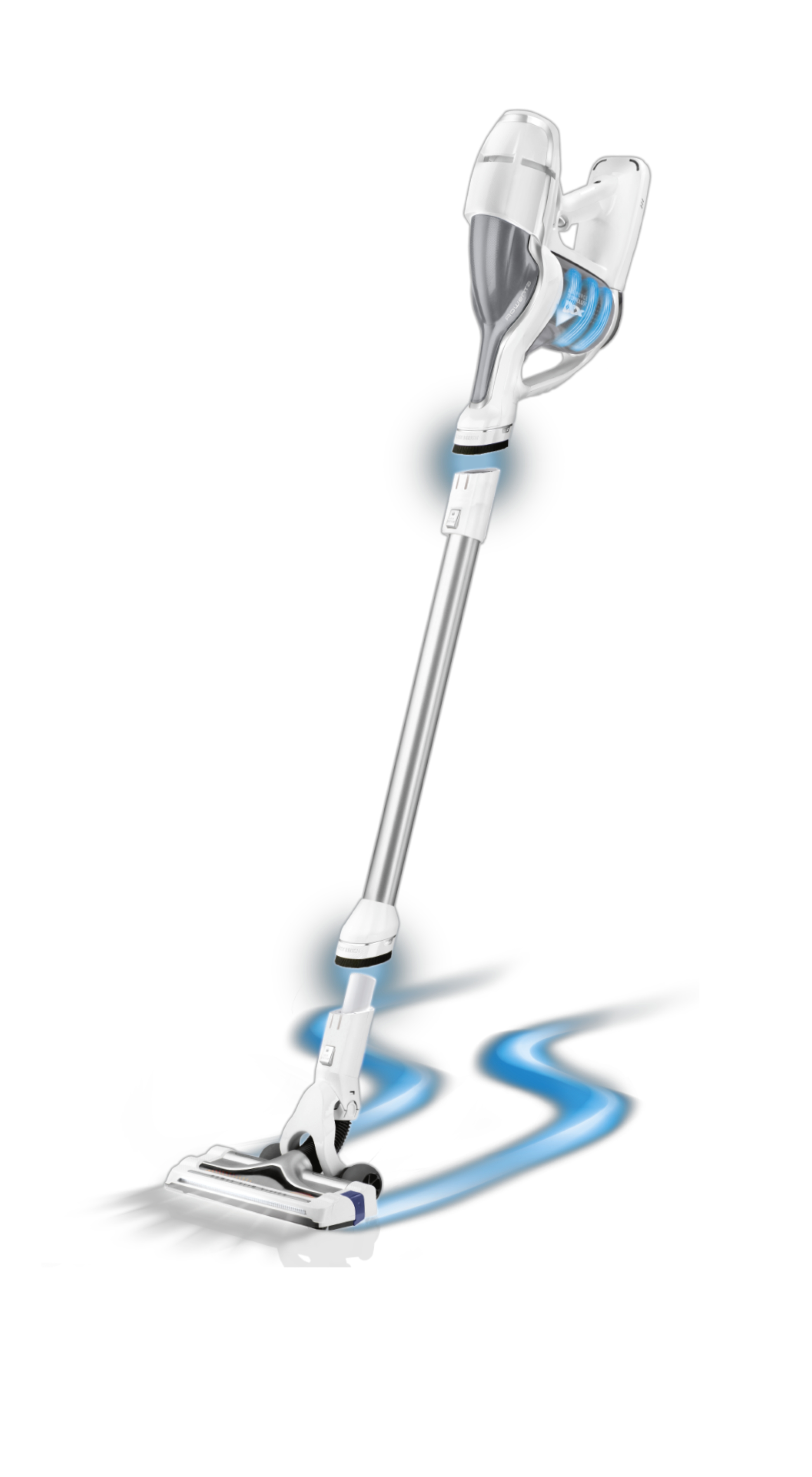 ROWENTA Air Force 460 RH9276 - Steelstofzuiger incl. kruimelzuiger - Accuduur 30 min - Wit