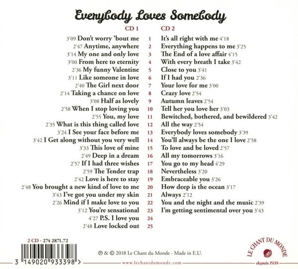 Frank Sinatra - EVERYBODY LOVES SOMEBODY  - (CD)