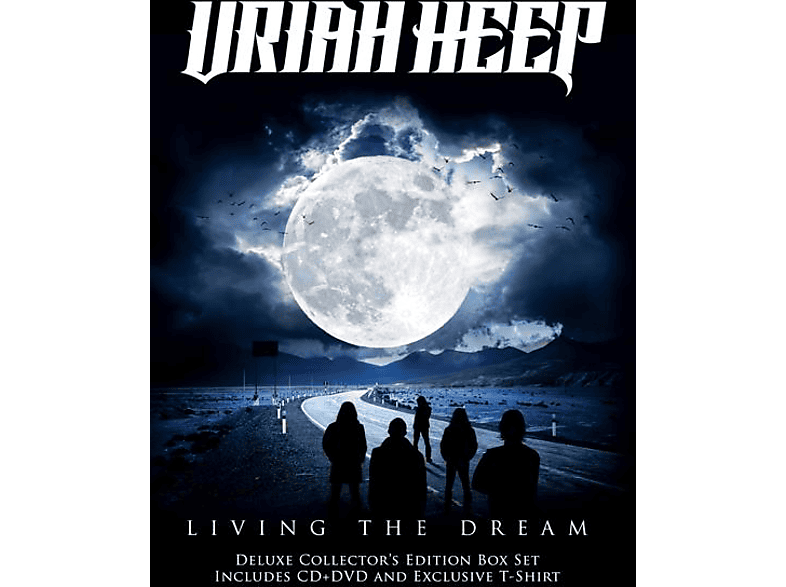 Uriah Heep - Living The Dream (CD+DVD+T-Shirt Größe L Boxset)  - (CD + DVD Video)