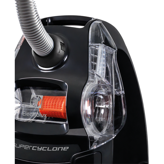 ELECTROLUX ESC63EB SuperCyclone porzsák nélküli porszívó turbo+parketta fejjel, fekete