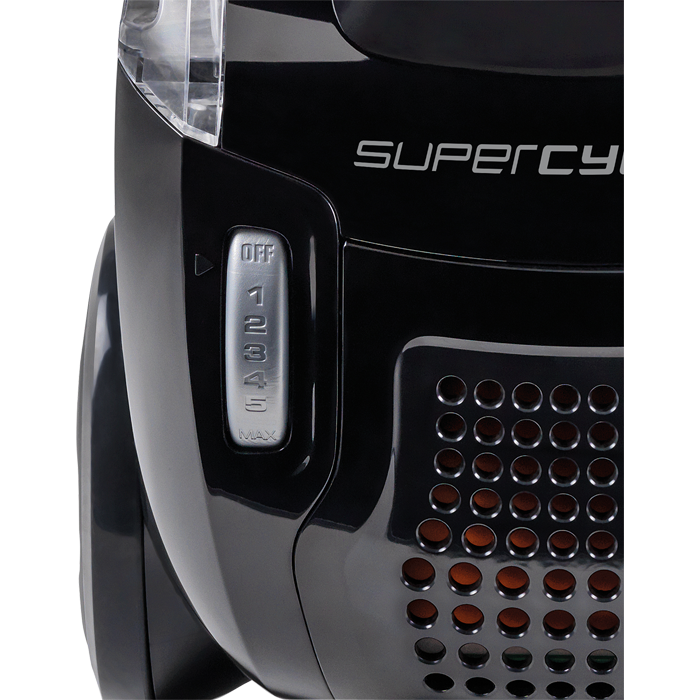 ELECTROLUX ESC63EB SuperCyclone porzsák nélküli porszívó turbo+parketta fejjel, fekete