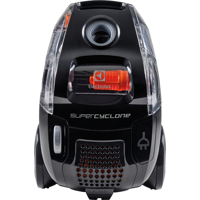 ELECTROLUX ESC63EB SuperCyclone porzsák nélküli porszívó turbo+parketta fejjel, fekete
