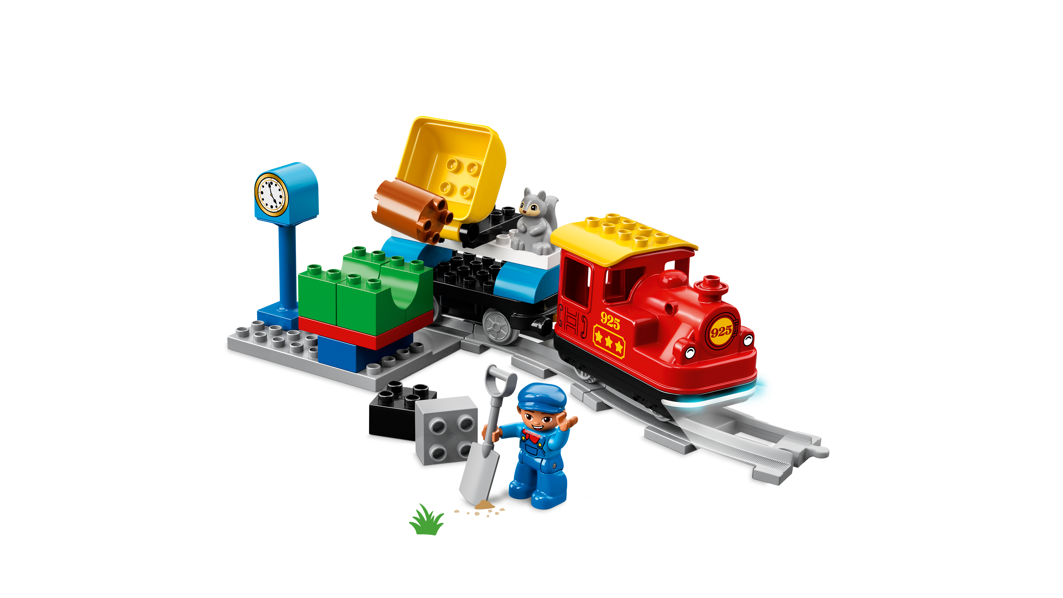 Bausatz, LEGO 10874 Mehrfarbig Dampfeisenbahn