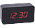 ITOTAL XL0030A LED-es fa ébresztőóra dátum és idő kijelzéssel, fekete, 15x5,5x7 cm