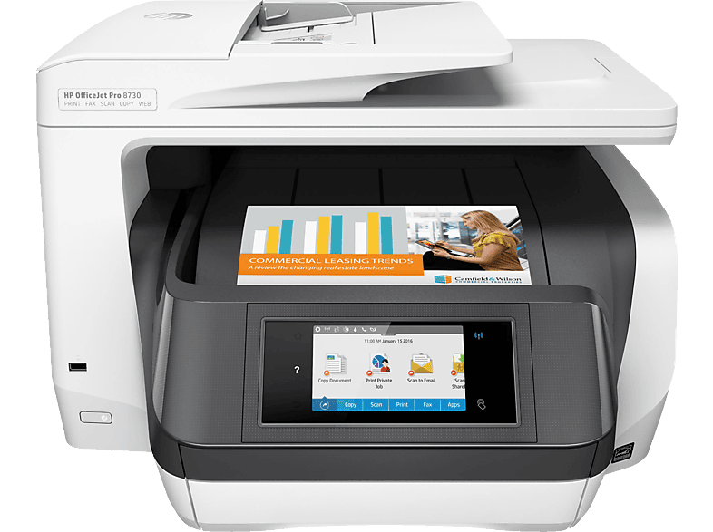 HP OfficeJet Pro Impresora multifunción Pro 8730 D9L20A