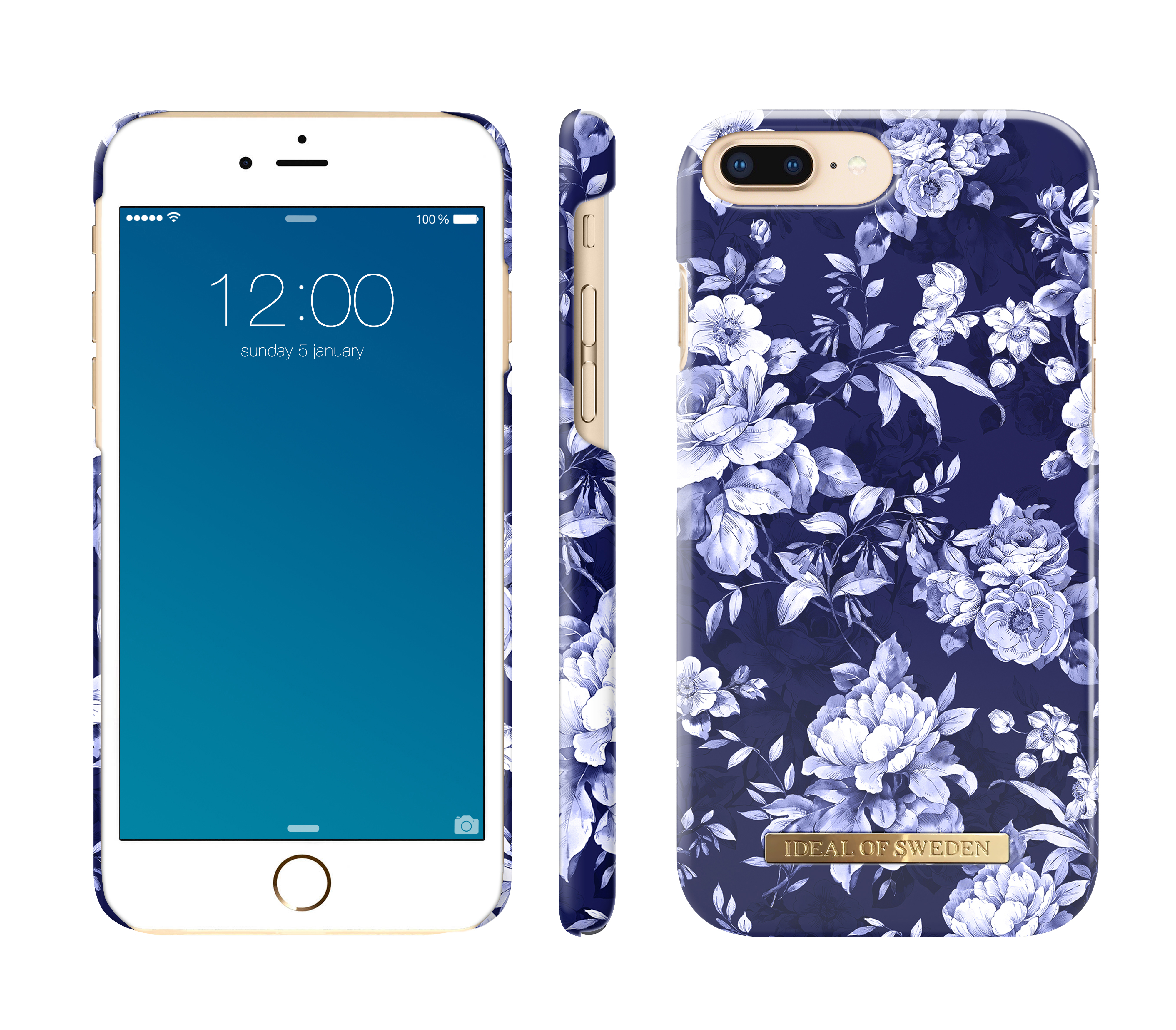 IDEAL OF SWEDEN Sailor Blue Bloom, Backcover, Apple, iPhone 7 Plus, Sailor Blue Bloom