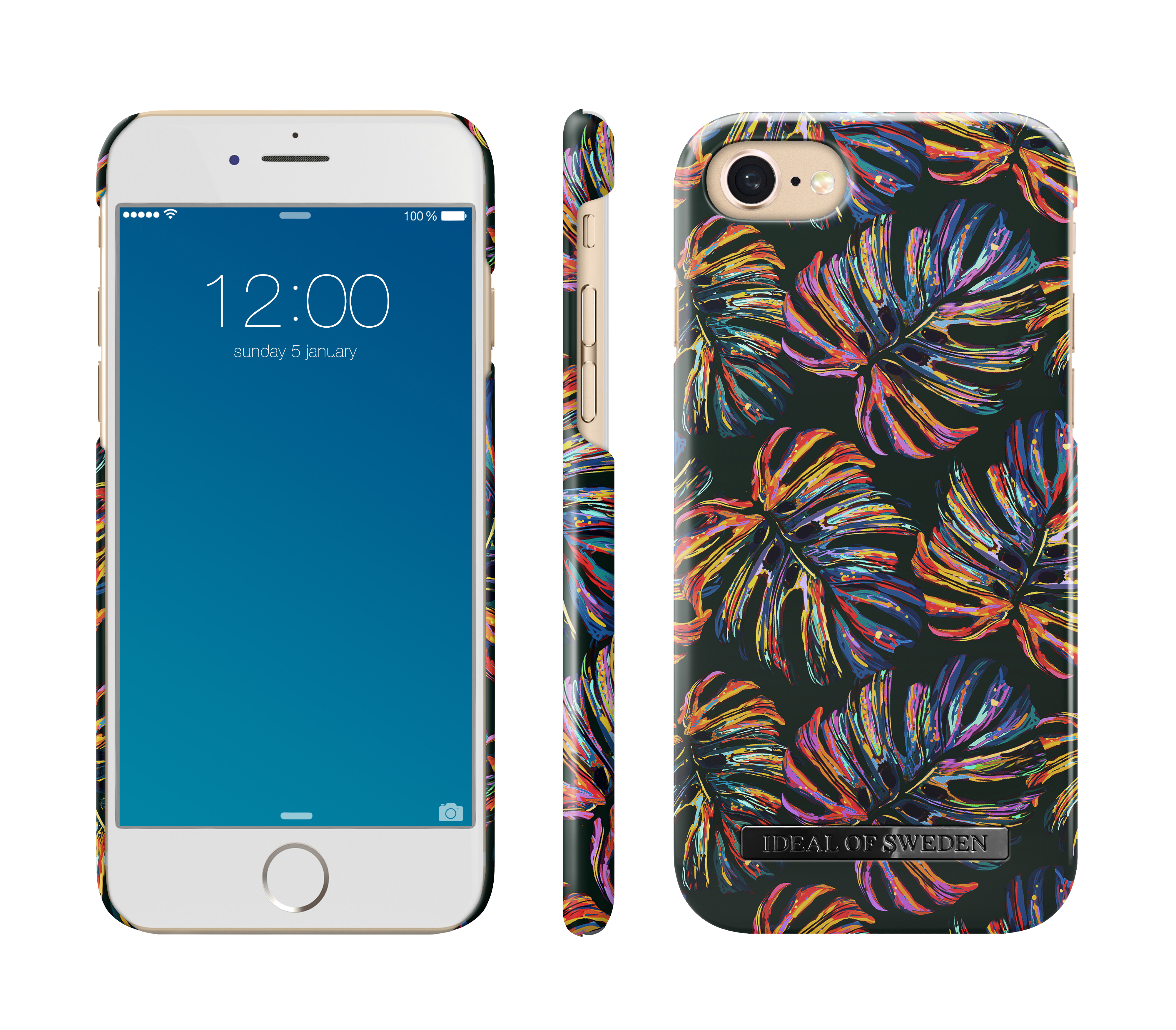 IDEAL OF SWEDEN Fashion, Backcover, Apple, iPhone 7, Neon Tropical