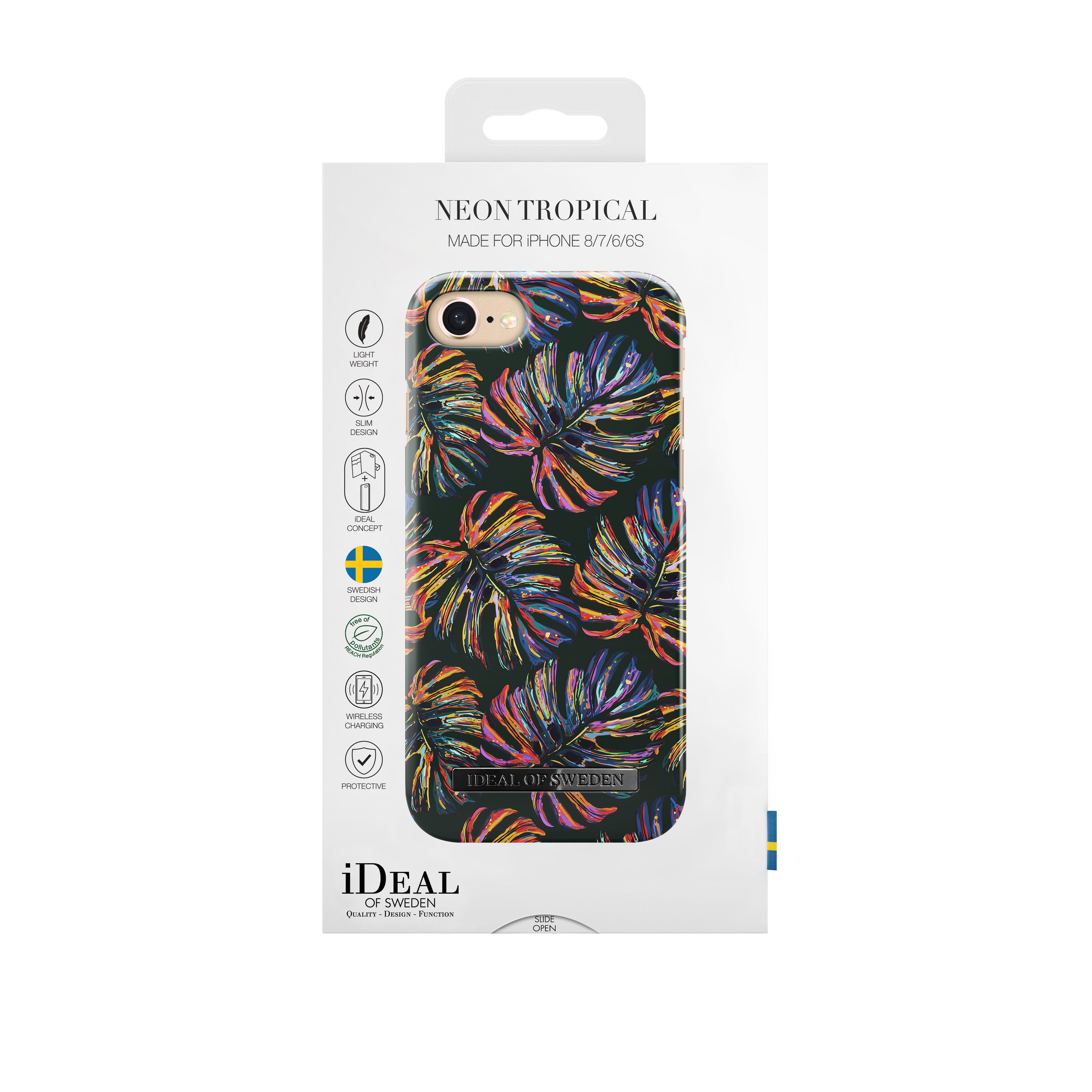 IDEAL OF SWEDEN Fashion, Backcover, Apple, iPhone 7, Neon Tropical