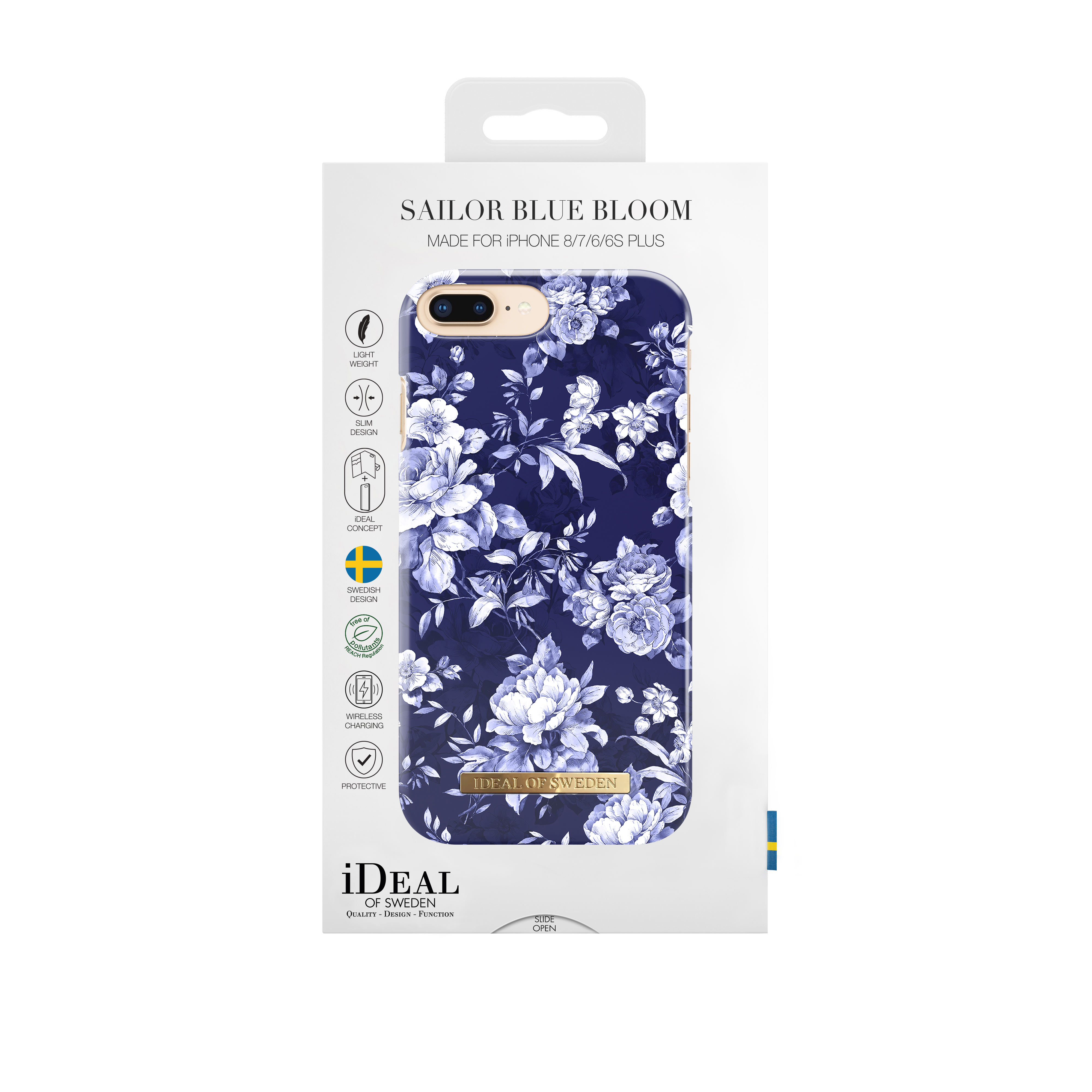 IDEAL OF SWEDEN Sailor Blue Bloom, Backcover, Apple, iPhone 7 Plus, Sailor Blue Bloom
