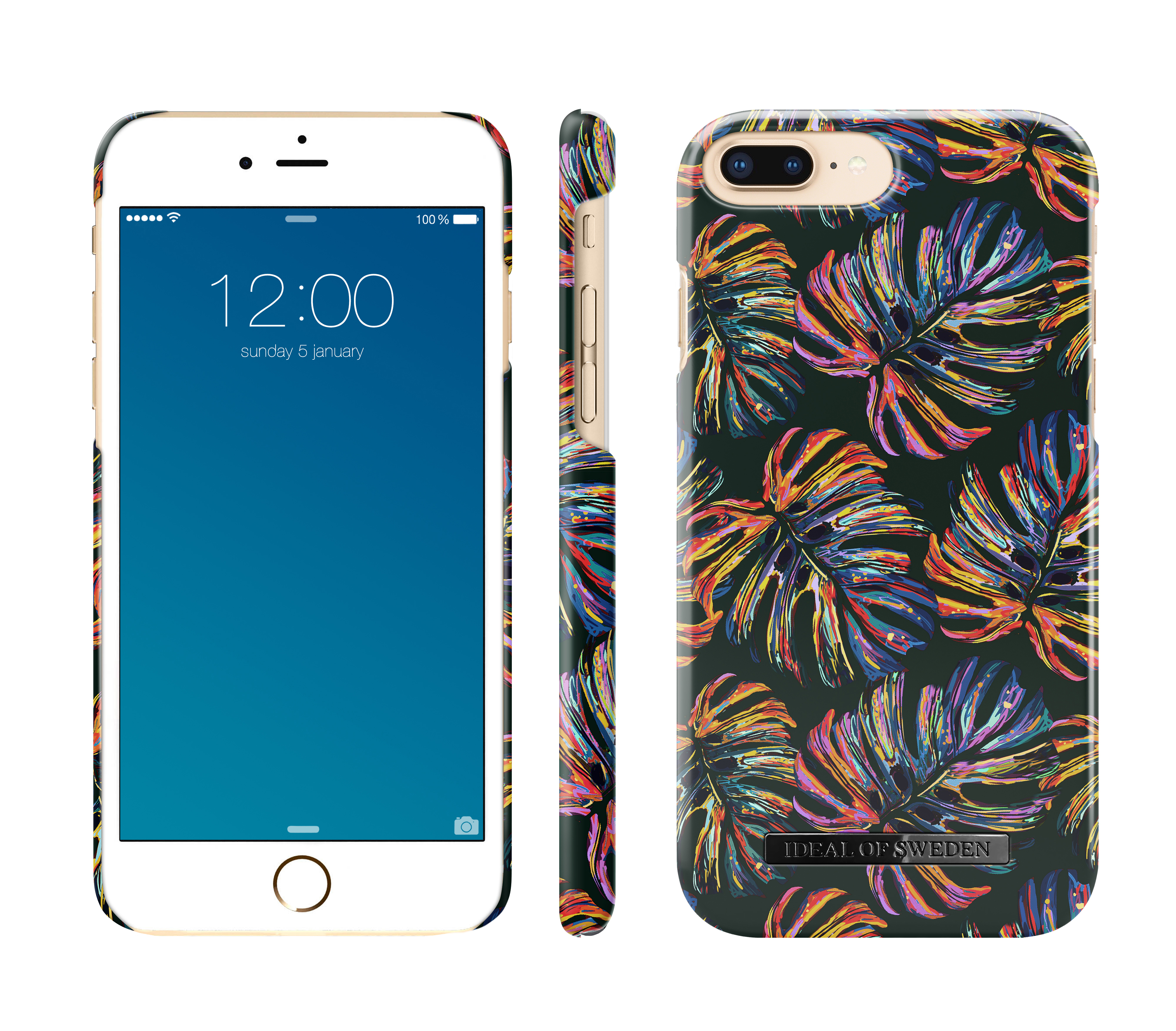 IDEAL OF SWEDEN Fashion, Backcover, Apple, iPhone 7 Plus, Neon Tropical