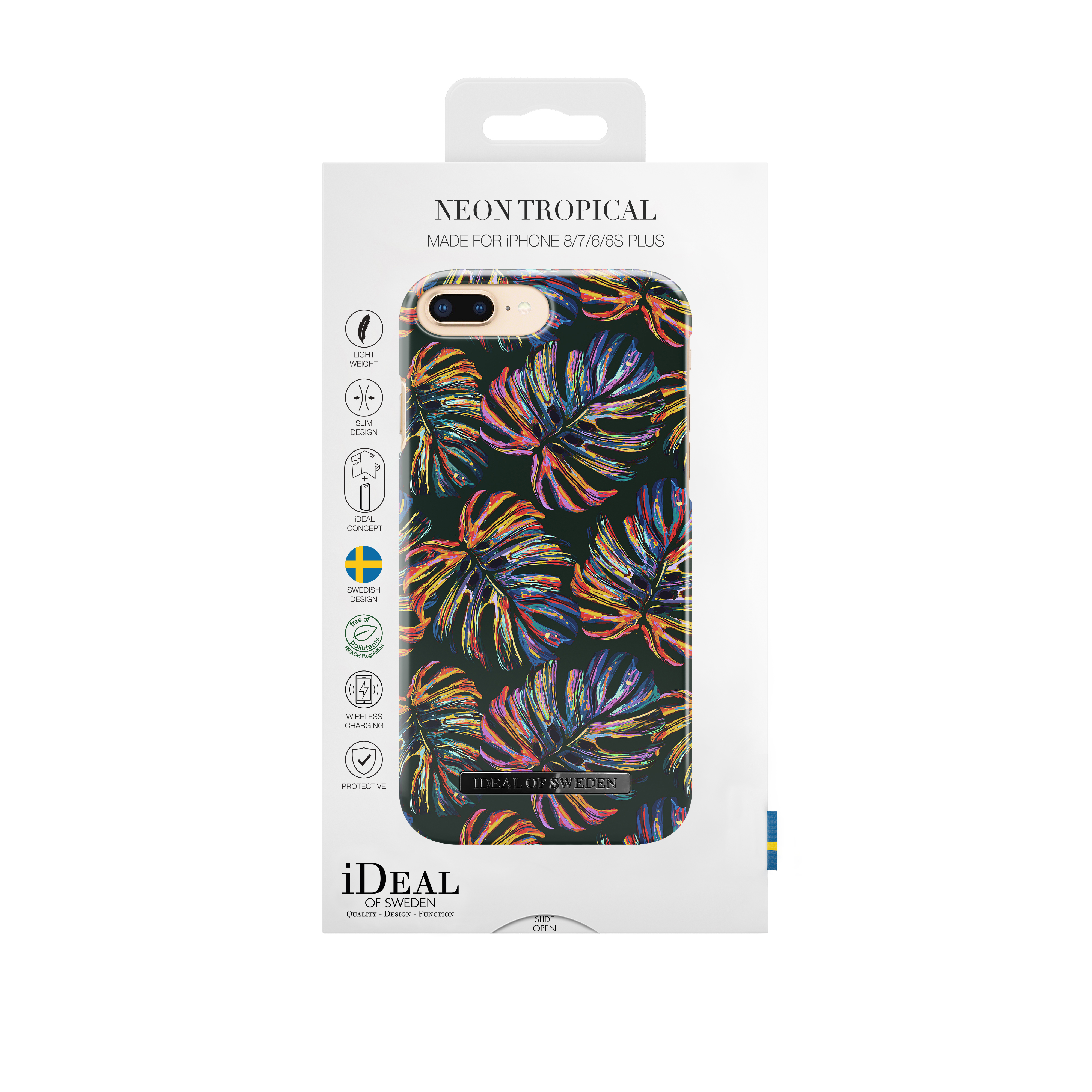 IDEAL OF SWEDEN Fashion, Backcover, Apple, iPhone 7 Plus, Neon Tropical