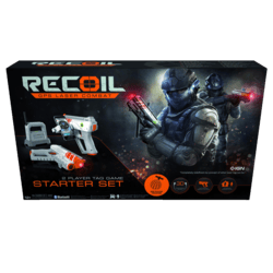 RECOIL Starter Set GPS Laser Combat Laserpistole, Grau/Orange