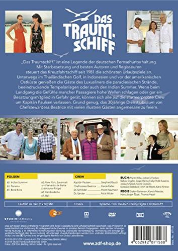 DVD-Cover von Das Traumschiff. Enthält Schauspieler, Titel und Szenerie.