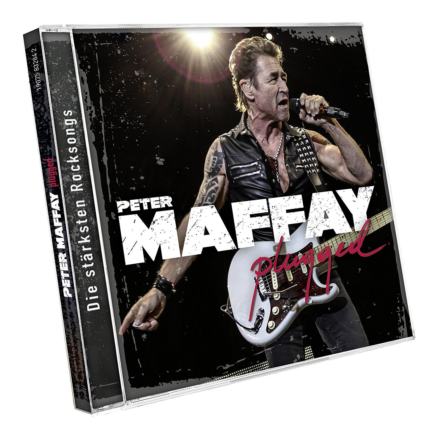 CD-Cover mit Peter Maffay, der Gitarre spielt und singt.
