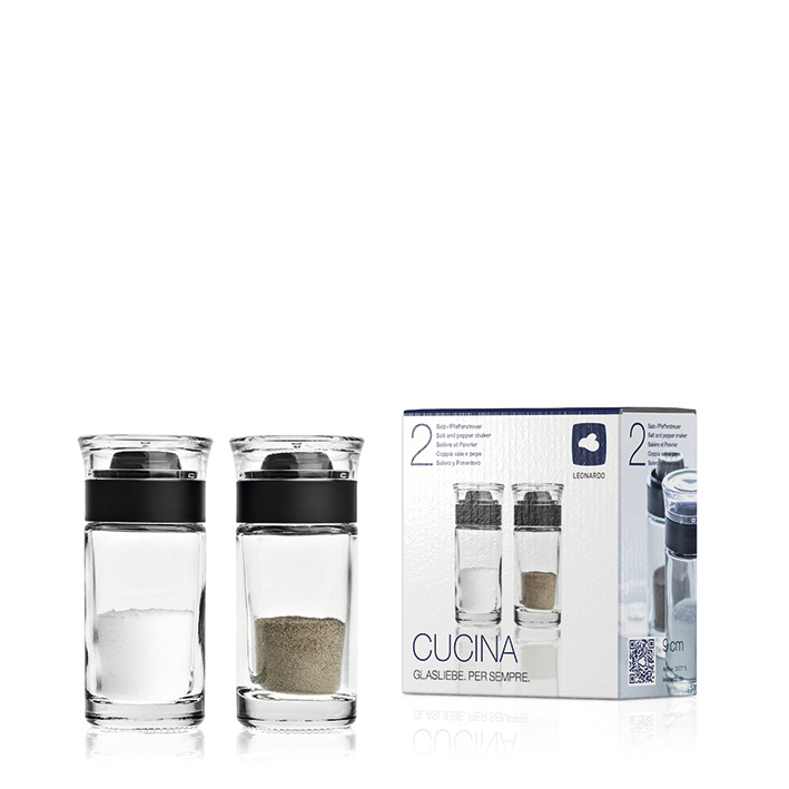 LEONARDO 037715 Cucina Salz-/Pfefferstreuer Transparent