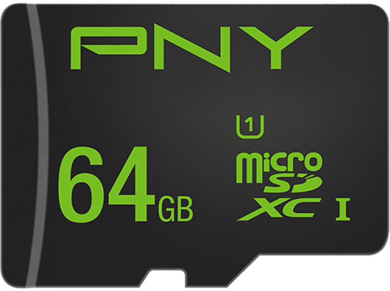 PNY Geheugenkaart microSDXC 64 GB Class 10 (SDU65GHIGPER-1-EF)