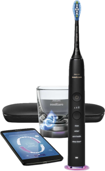 PHILIPS SONICARE DiamondClean Smart HX9903/13 - Elektrische Zahnbürste (Schwarz)