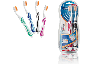 TRISA SonicPower Akku Pro Interdental Soft Duo - Elektrische Zahnbürste (Blau)