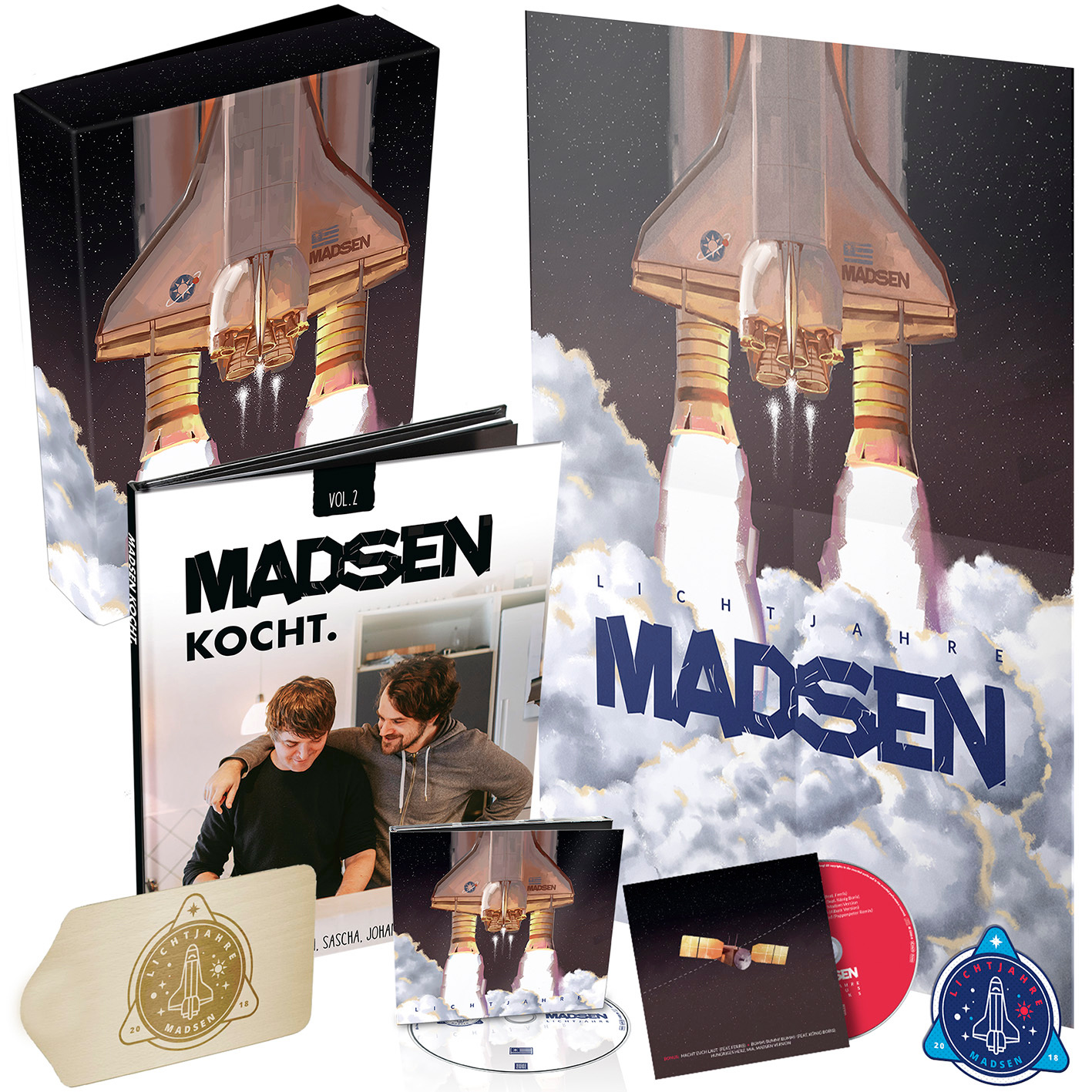 + (Box Lichtahre - Madsen - (CD) exklusiv) Autogrammkarte