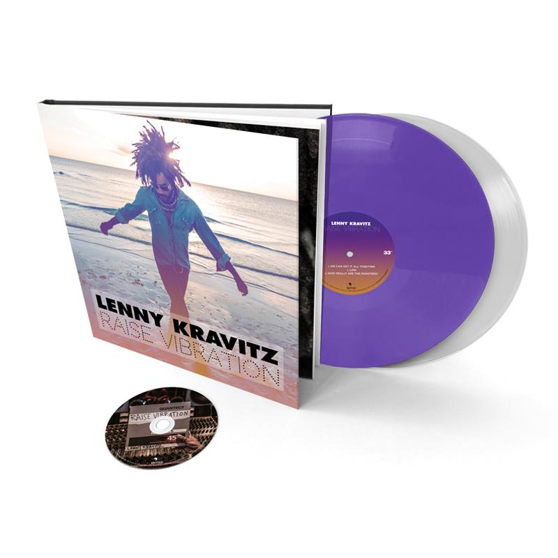 Lenny Kravitz Raise Vibration album borítója és vinylje. CD mellékelve.