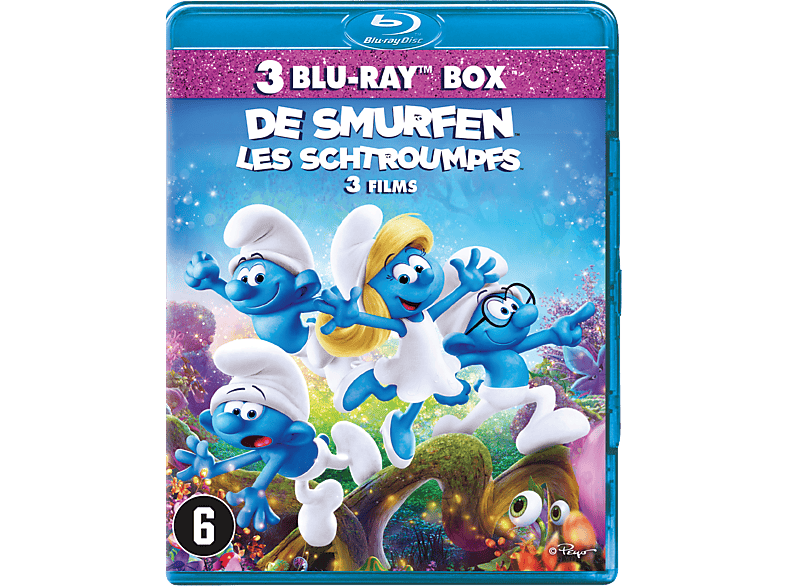 De Smurfen 1-3 Blu-ray