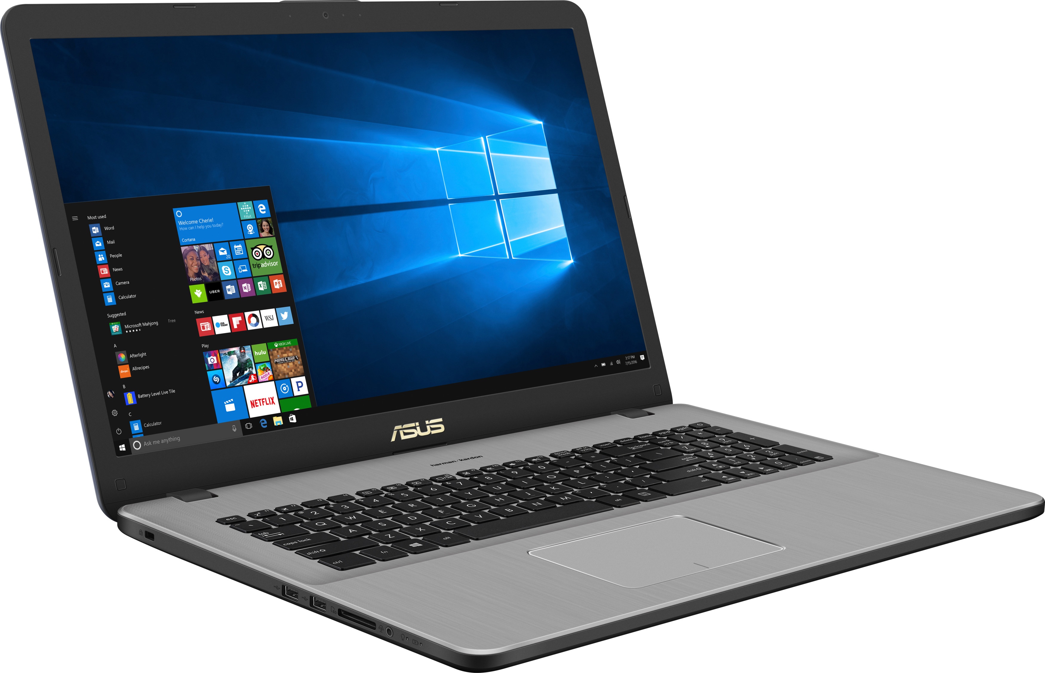ASUS VivoBook Pro N705UN-GC080T - 17,3 Zoll - Intel® Core™ i7 i7-8550U - 16 GB - 1 TB - NVIDIA - Windows 10 (64 Bit)