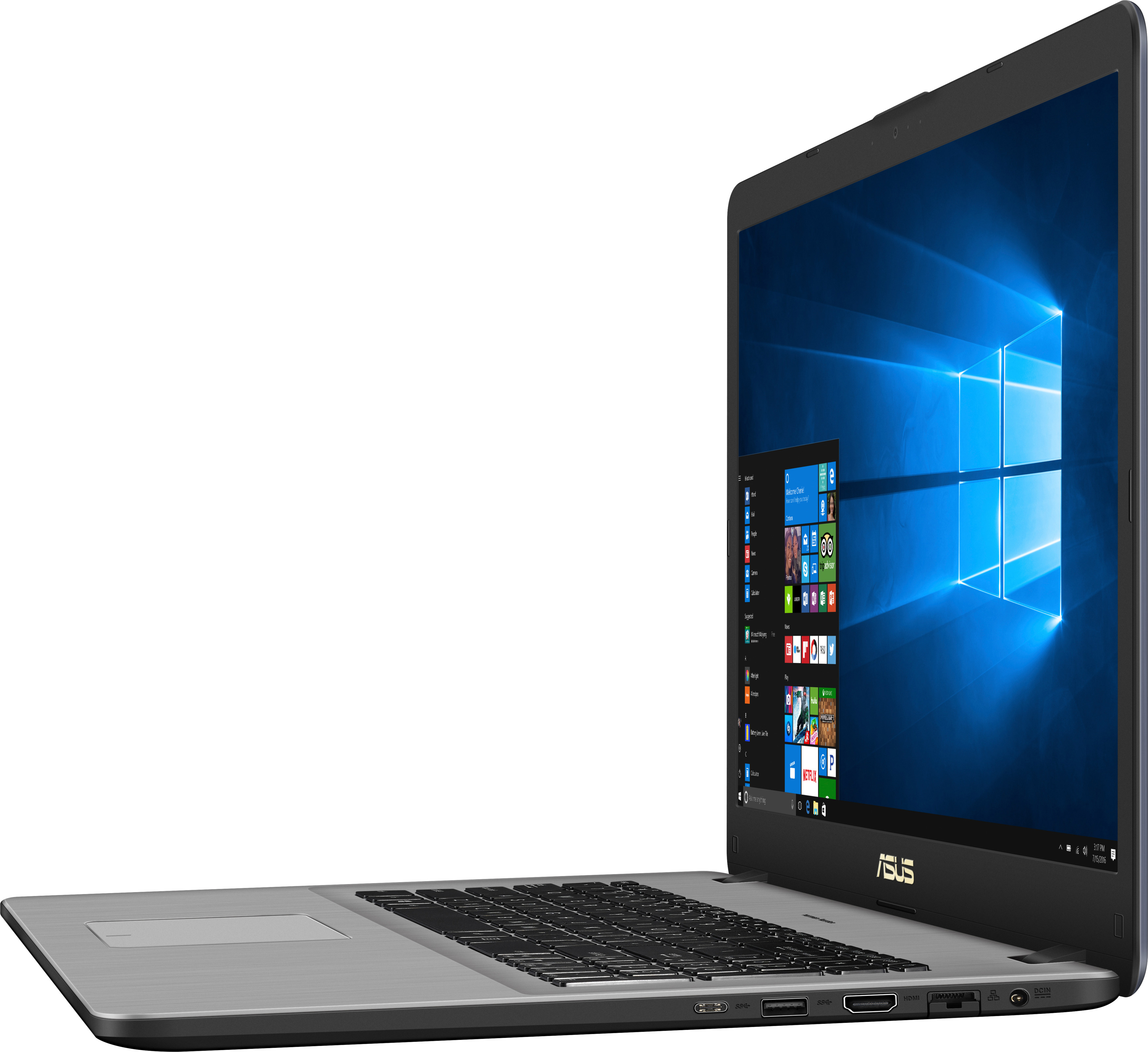ASUS VivoBook Pro N705UN-GC080T - 17,3 Zoll - Intel® Core™ i7 i7-8550U - 16 GB - 1 TB - NVIDIA - Windows 10 (64 Bit)