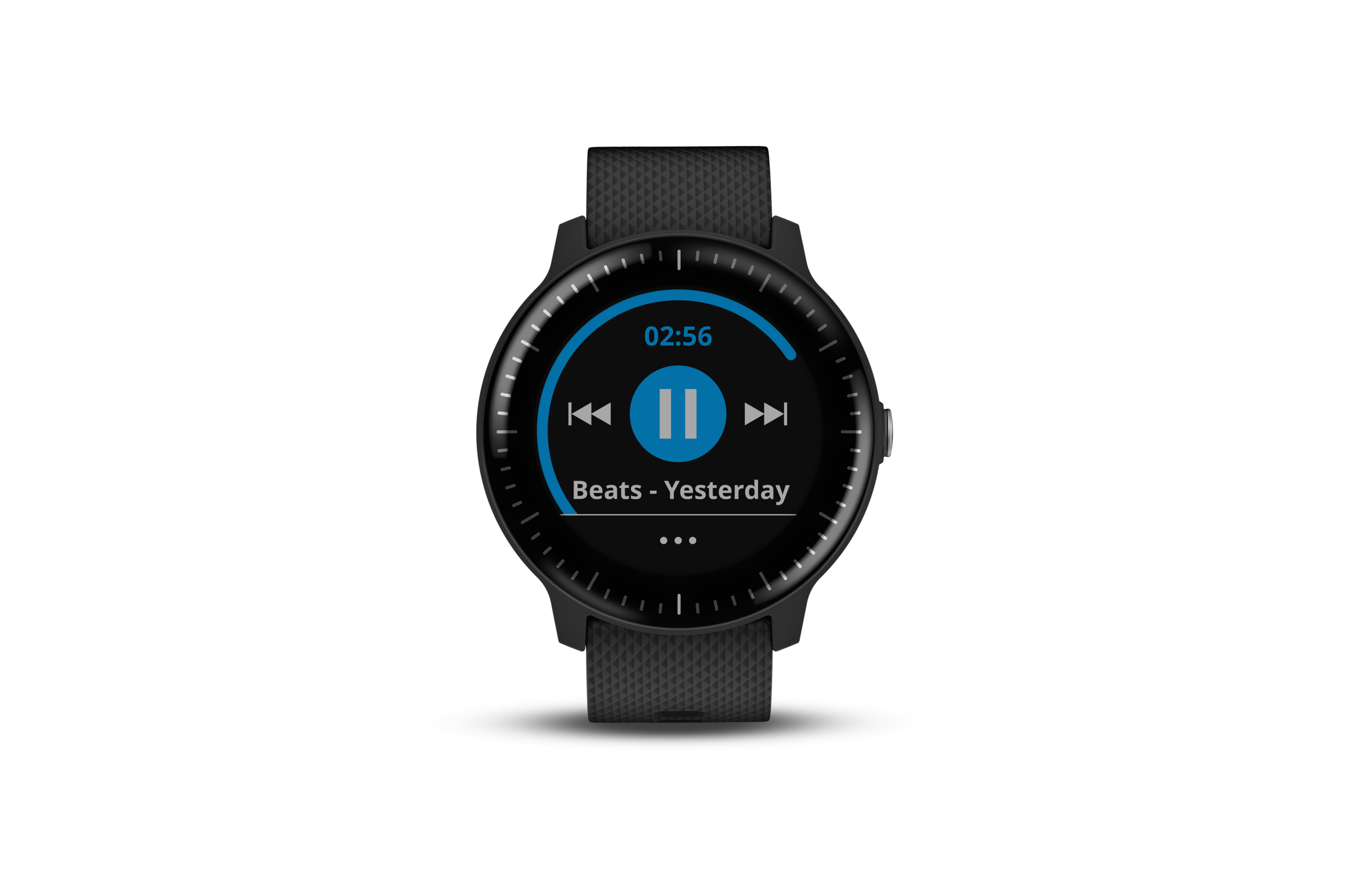 GARMIN vivoactive 3 Music Smartwatch Silikon, 127-204 mm (Handgelenkumfang), Schwarz