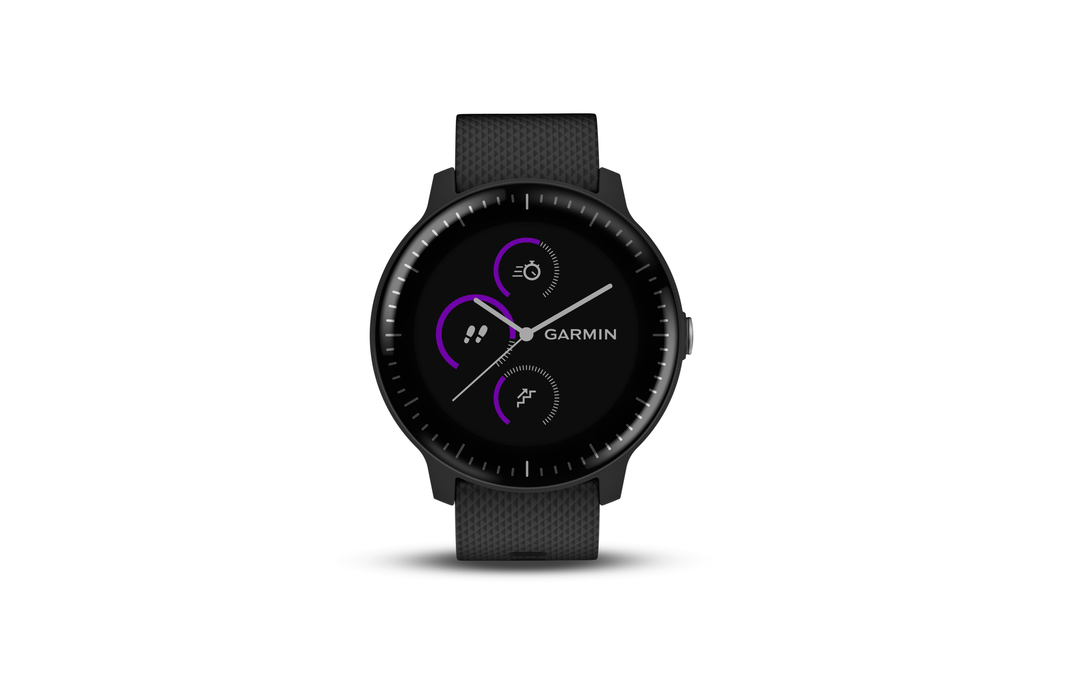 GARMIN vivoactive 3 Music Smartwatch Silikon, 127-204 mm (Handgelenkumfang), Schwarz