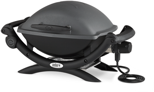WEBER Elektrogrill Q 1400 in Dark Grey Elektrogrill, Grau (2200 Watt)